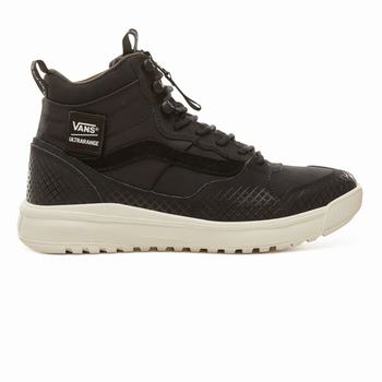 Panske Zimne Topanky Vans Suede MTE UltraRange Hi ZPR Čierne VA01WOPXB